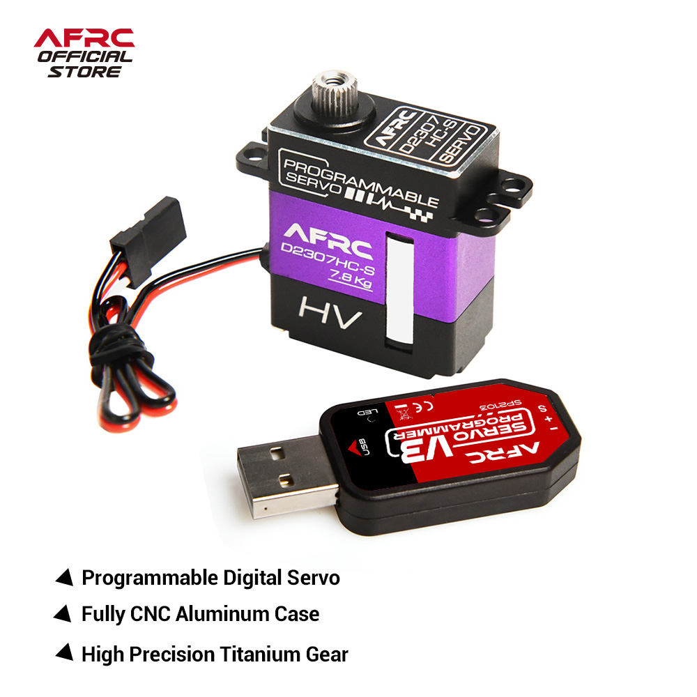 Rc Helicopter Battery - AFRC D2307HC-S 7.8kg 20g HV Programmable