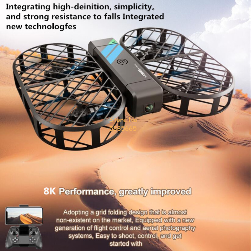 8K HD Camera 360° Protection O - Rc Helicopter Case ulasan dan harga