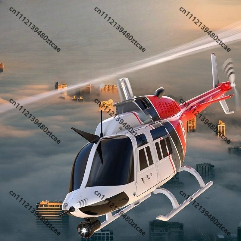 C138 6CH Single Rotor Flybarle - Rc Helicopter Single Rotor ulasan dan harga