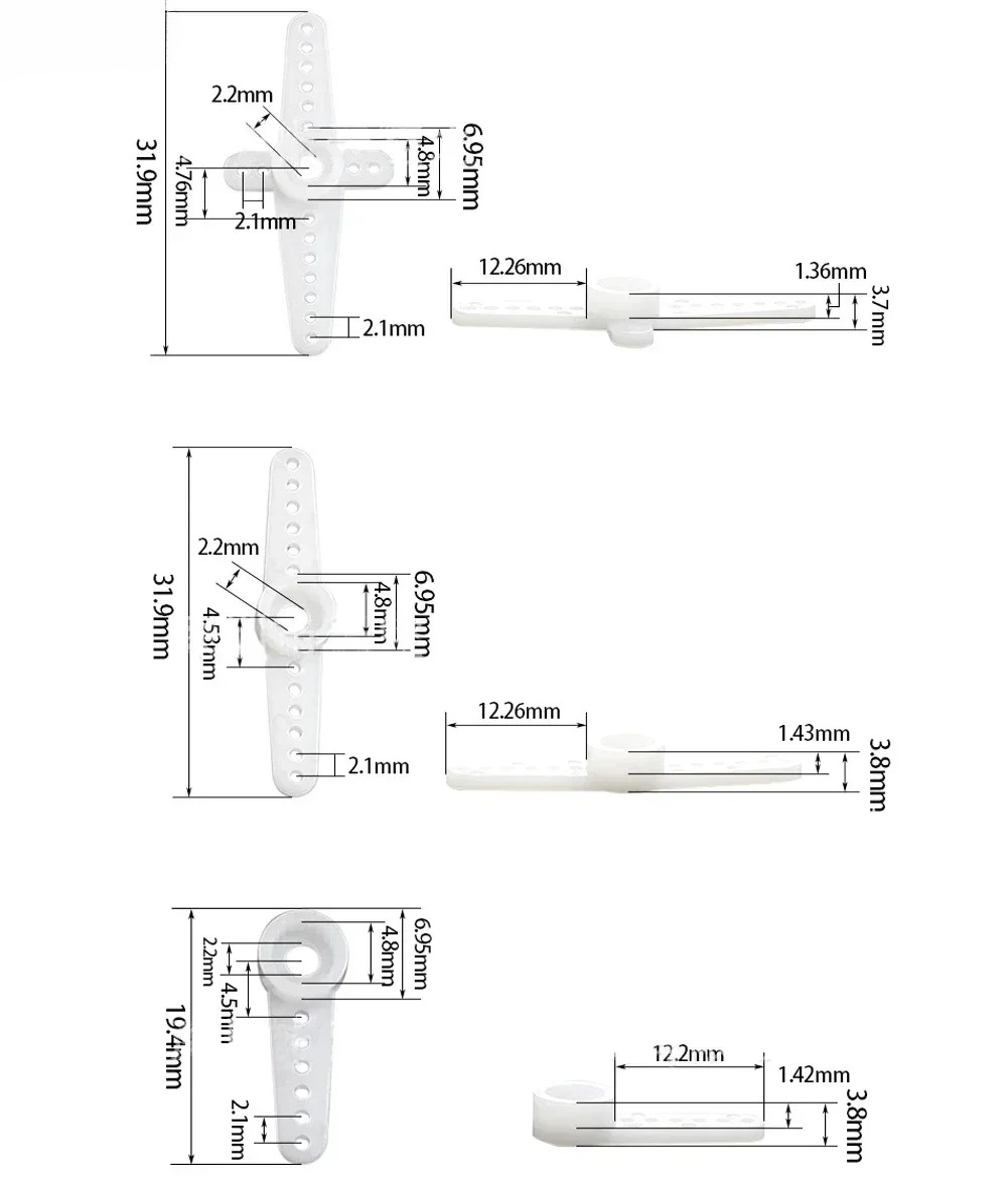 4PCS 9g SG92R Micro Servo Plas - Rc Helicopter Servo ulasan dan harga