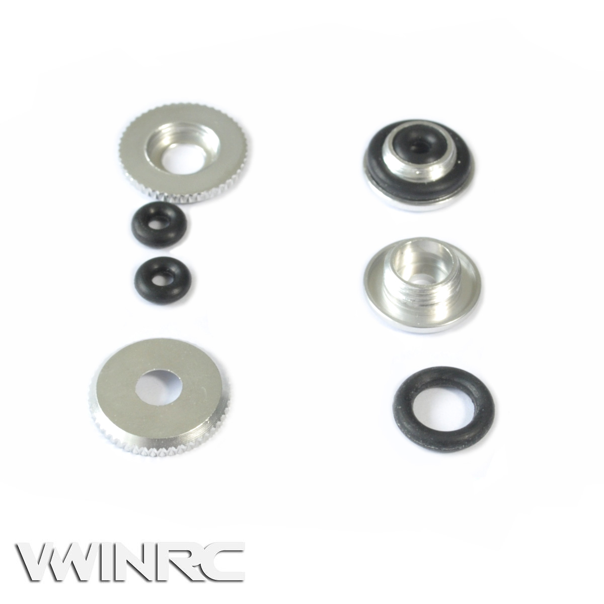 4pcs Aluminum Canopy Mount Nut - Rc Helicopter Nitro ulasan dan harga